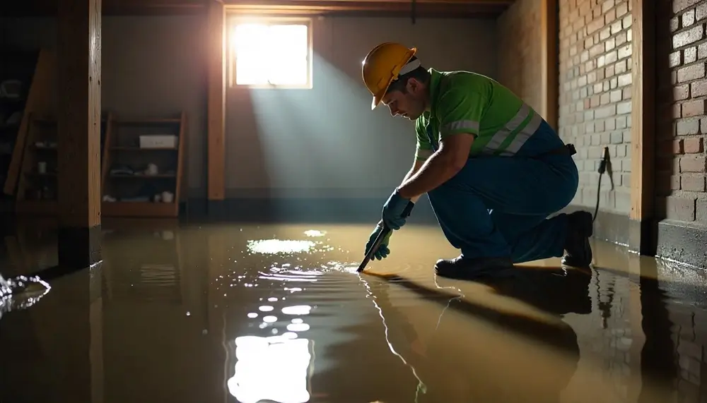 Professional water damage restoration services in Harshaw, WI